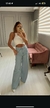Calça jeans bordada clara - loja online