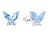 Zarcillos de Mariposas