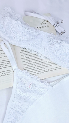 Conjunto Anne Sutia C/Aro S/Bojo Alça Removivel Calcinha Renda - comprar online