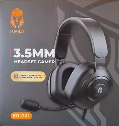 FONE DE OUVIDO HEADSET GAMER 3,5 KAIDI KD-G31