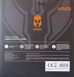 FONE DE OUVIDO HEADSET GAMER 3,5 KAIDI KD-G31 na internet
