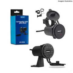 CARREGADOR USB PARA MOTO KP-MT05