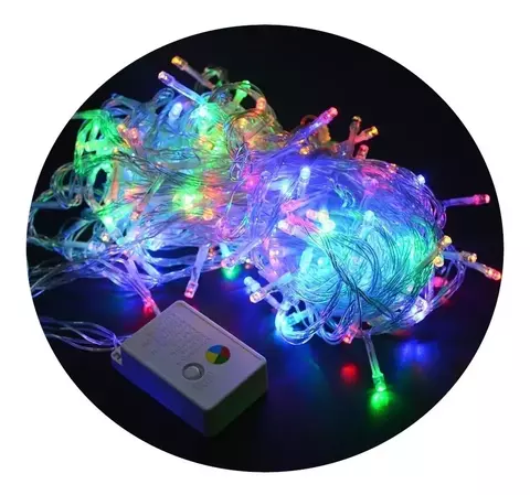 PISCA PISCA 220V 85200 (100 LEDS COLORIDO FIO TRASPARENTE)