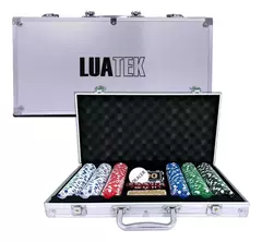 KIT MALETA POKER 300 FICHAS LK-5032 LUATEK