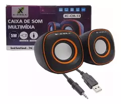 Caixa De Som Para Pc 5w Usb P2 Xc-cm-12 X-cell Novo na internet