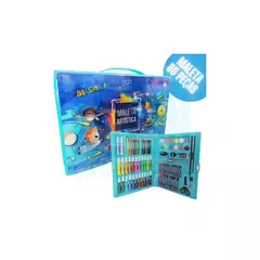 MALETA PARA DESENHAR 86 PCS MENINOS