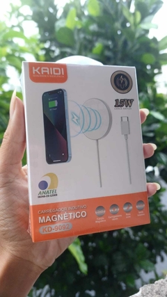 Carregador Indutivo Magnetico 15W Kaidi KD-9092