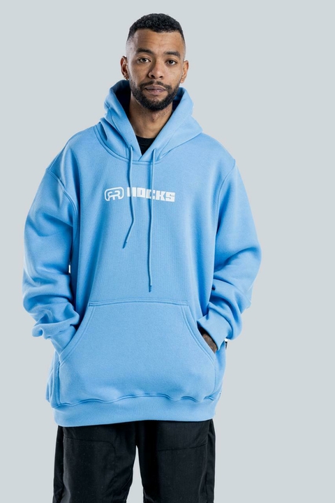 MOLETOM HOCKS PROMO LOG AZUL CLARO - OP23509