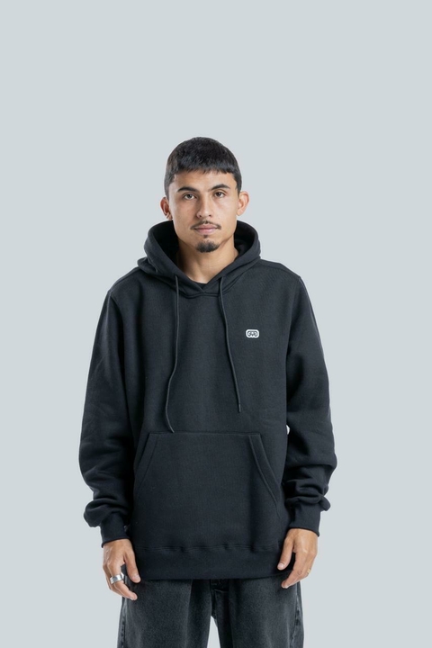 MOLETOM HOCKS CANGURU LOBORD PRETO - OP23631