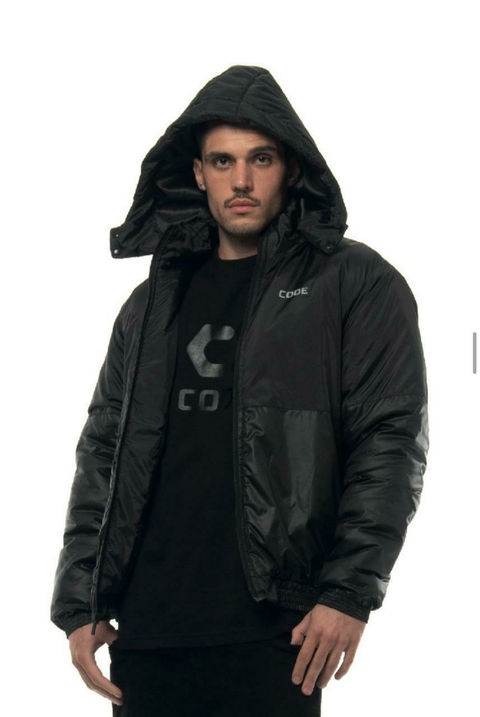 JAQUETA CODE NYLON DOUBLE PRETO – OP4109