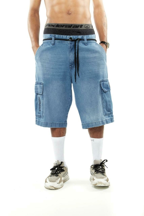 BERMUDA FEDERAL ART JEANS CARGO LARGA – OP14805