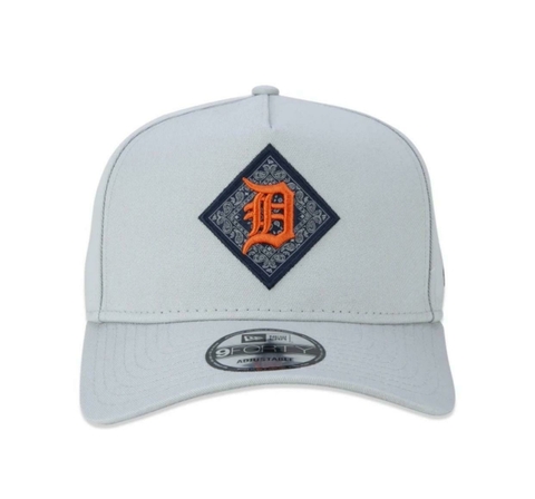 BONÉ NEW ERA 9FORTY A-FRAME SNAPBACK ABA CURVA MLB DETROIT TIGERS STREET