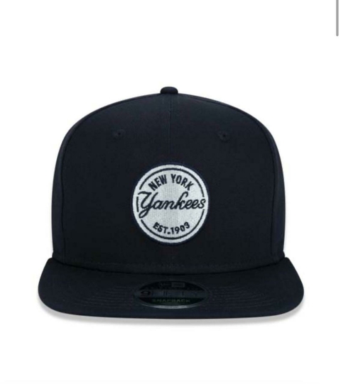 BONÉ NEW ERA 9FIFTY ORIGINAL FIT ABA RETA AJUSTÁVEL MLB NEW YORK YANKEES ESSENTIALS EST 1903