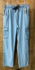 CALÇA TRIP SIDE CARGO JEANS AZUL - OP15 na internet