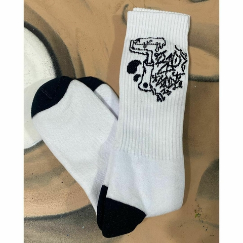 MEIA TRIP SIDE BRANCA