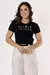 T-SHIRT O SEGREDO É VOCÊ FLORESCER COR PRETA