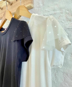 Remera Mangas tul