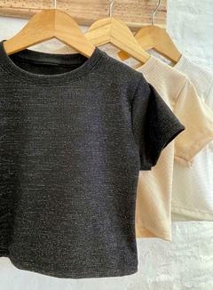Remera Crop Brillos en internet