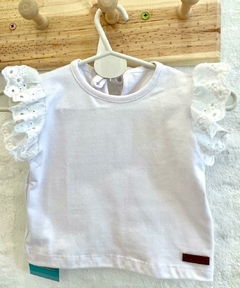 Musculosa Broderie Blanca