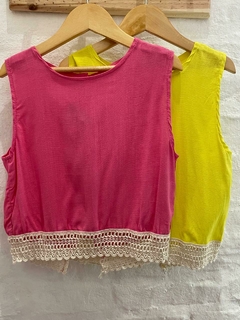 Musculosa Crochet - tienda online