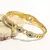 Pulsera ajustable de acero inoxidable con brillo
