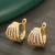 Pendientes de oro brillantes para mujer