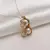 Colgante de maní bonito y creativo, elegante cadena de clavícula