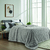 Frazada Roma labrada con corderito gris plata - comprar online