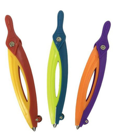 Compas Pizzini Escolar Plastico c/Mina v/Colores