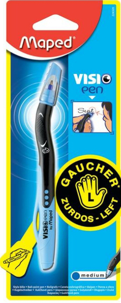 Boligrafo Visio pen para Zurdo AZUL