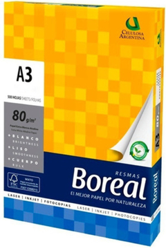 Resma Boreal A3 80 grs. x500 h