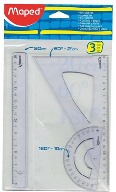 Conjunto Geometrico Maped 3 Piezas