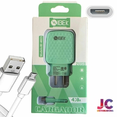 CARGADOR MICRO 4.8 IBEK PASTEL en internet