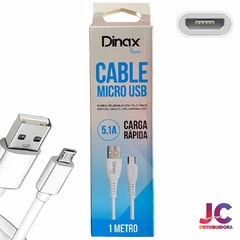 CABLE MICRO USB 5.1a DINAX 1mt
