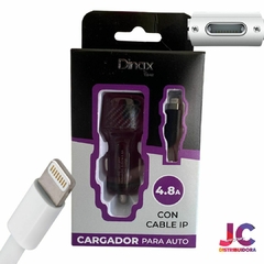 CARGADOR 12VOL. 4.8A IPHONE DINAX