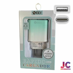 CABEZAL 6.1A TIPO C + USB DEGRADE IBEK