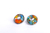 Aros Circulo Murano X Par
