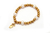 Pulsera 6 Mm Bolita Dorado-Perla De Agua Nena X Unidad