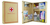 Botiquin de madera 36,5x27x10 cm (27 productos)