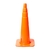 Cono de 75 cm FLEXIBLE color naranja vial