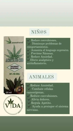 ACEITE DE CANNABIS CANNATURAL 30% de CBD. - comprar online