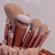 13 PCS Pincéis de Maquiagem Conjunto de Sombra de Olho Fundação