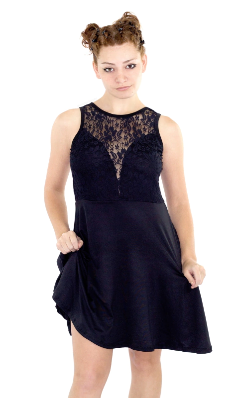Vestido encaje corazón