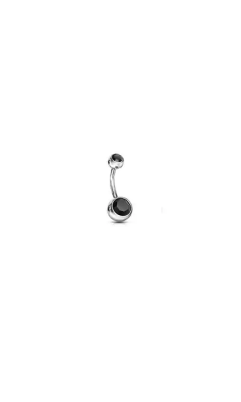 Piercing ombligo strass acero - tienda online