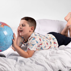 Pijama Curto Infantil Foguete - comprar online