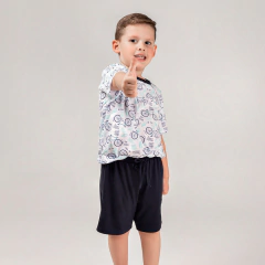 Pijama Infantil Masculino Bikes na internet