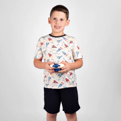 Pijama Curto Infantil Foguete na internet