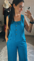 CONJUNTO CALÇA E BLUSA REGATA - AZUL - comprar online