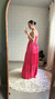 VESTIDO LONGO COM DECOTE - PINK na internet