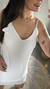 VESTIDO CURTO ALÇA FINA - BRANCO - We love dress